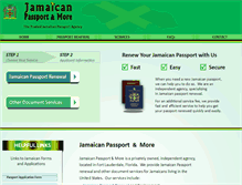 Tablet Screenshot of jamaicanpassportexpress.com